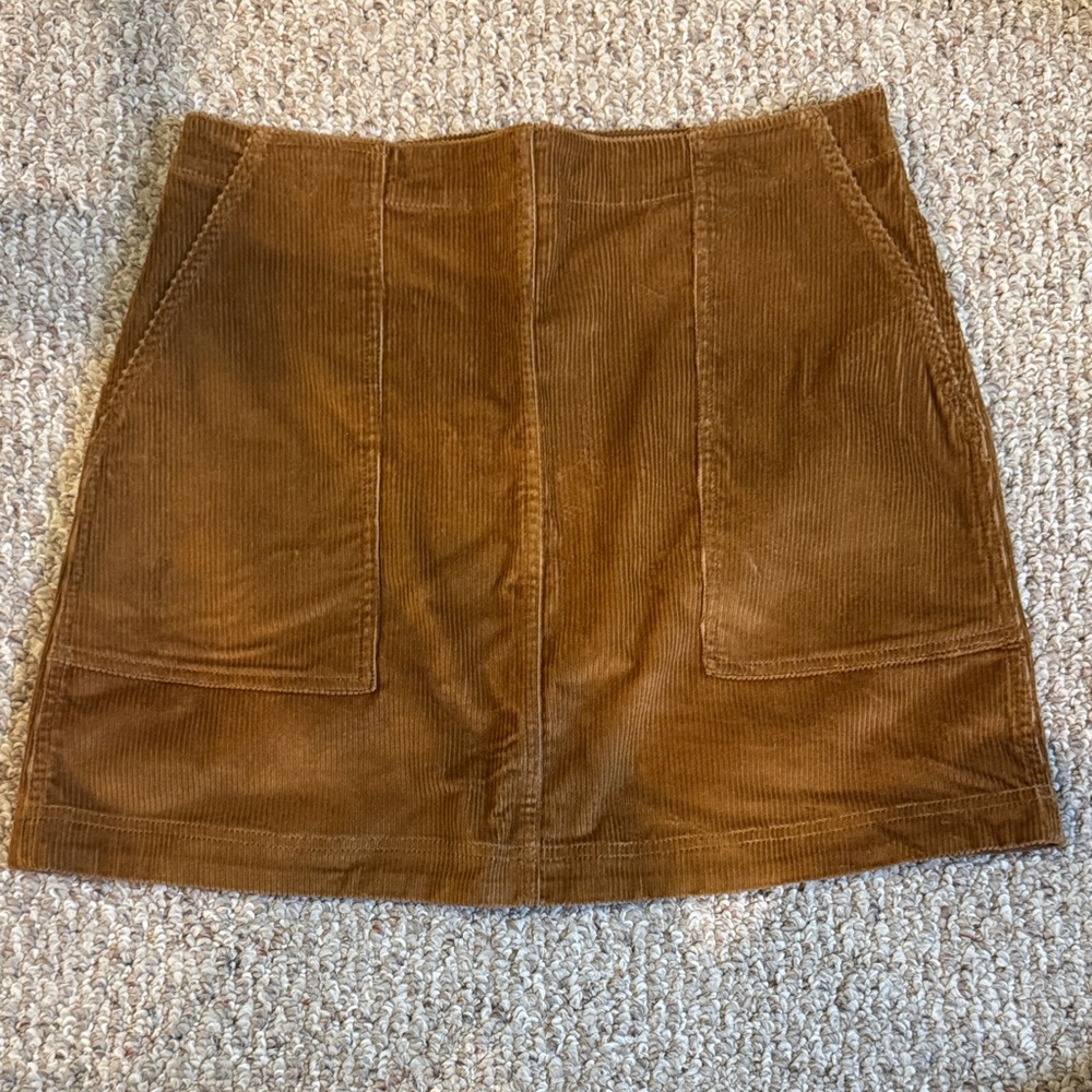 GAP Brown Corduroy Mini Skirt